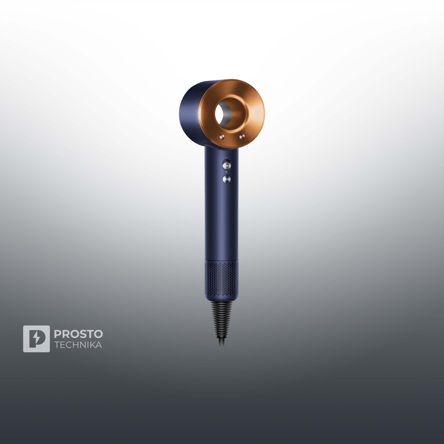 Фен Dyson Supersonic HD07 EU, Prussian Blue/Bright Copper